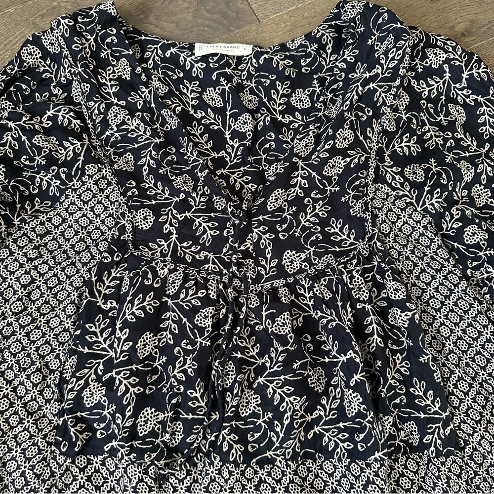 Lucky Brand Tunic Top Size XL - Picture 3 of 6